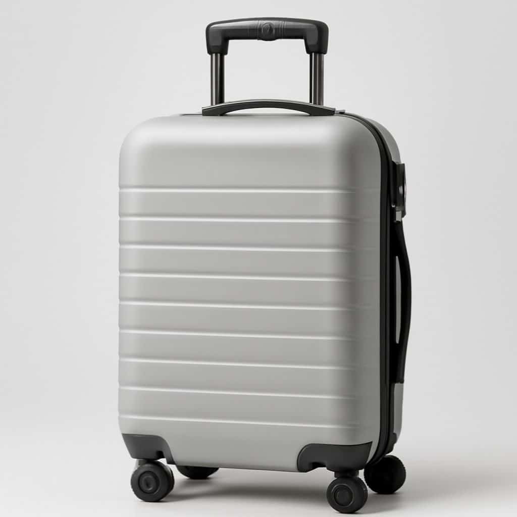Bagage cabine compact pour avion présenté seul