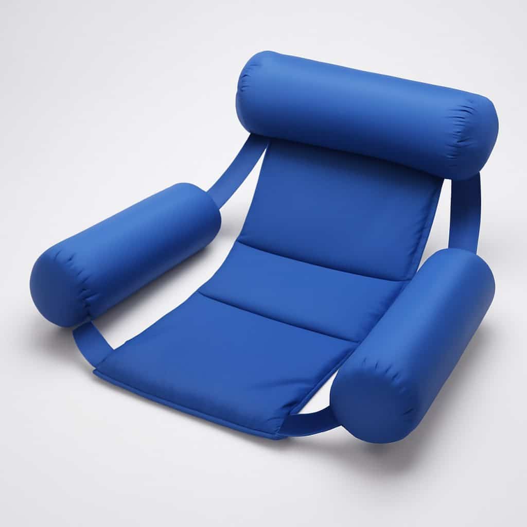 Chaise flottante de piscine 3 positions présenté seul