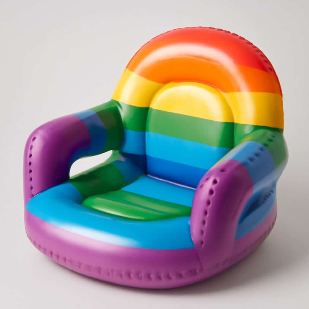 Chaise flottante gonflable pour piscine présenté seul