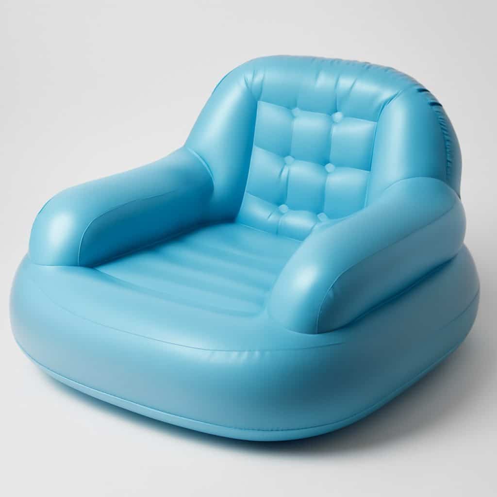 Fauteuil flottant gonflable pour piscine présenté seul