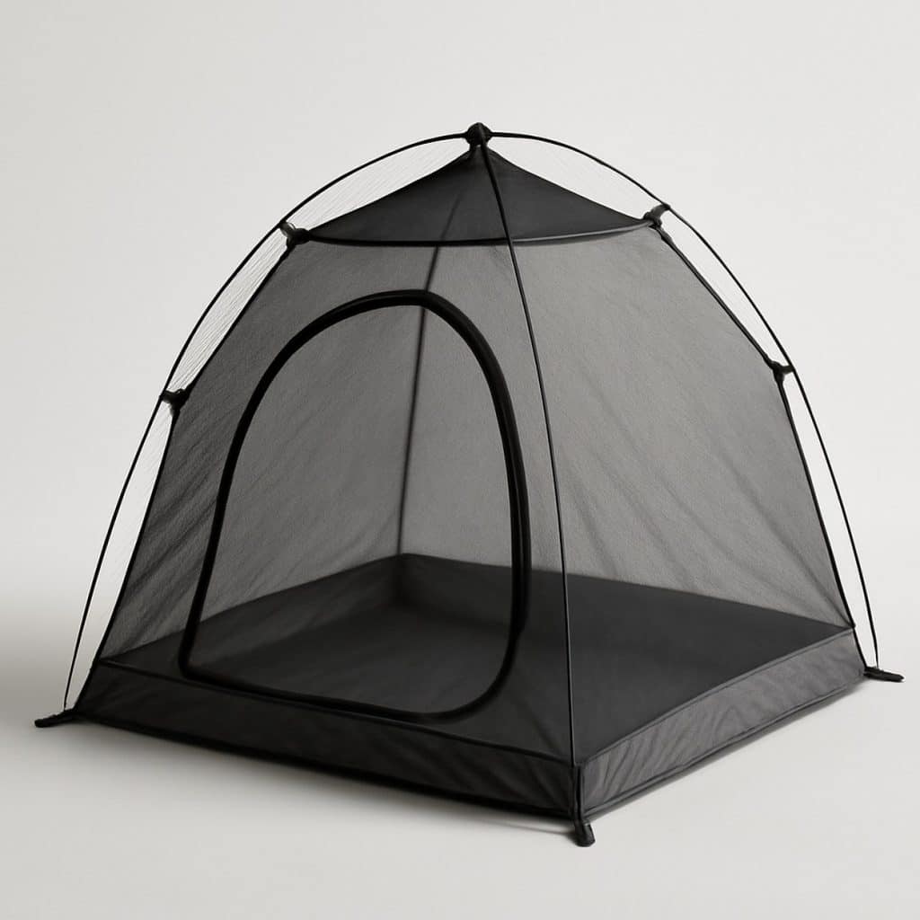 Moustiquaire de camping polyvalente présenté seul