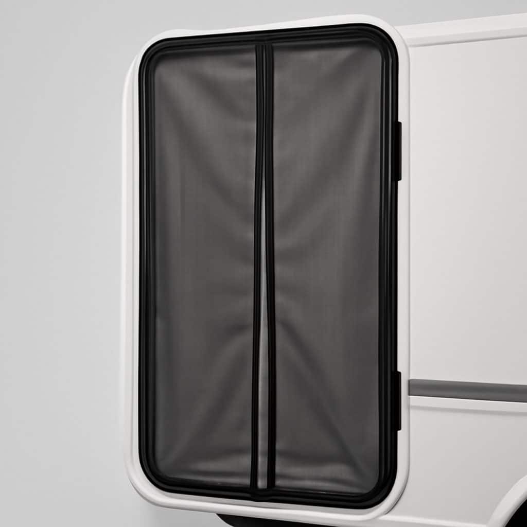 Moustiquaire magnétique pour porte coulissante camping présenté seul