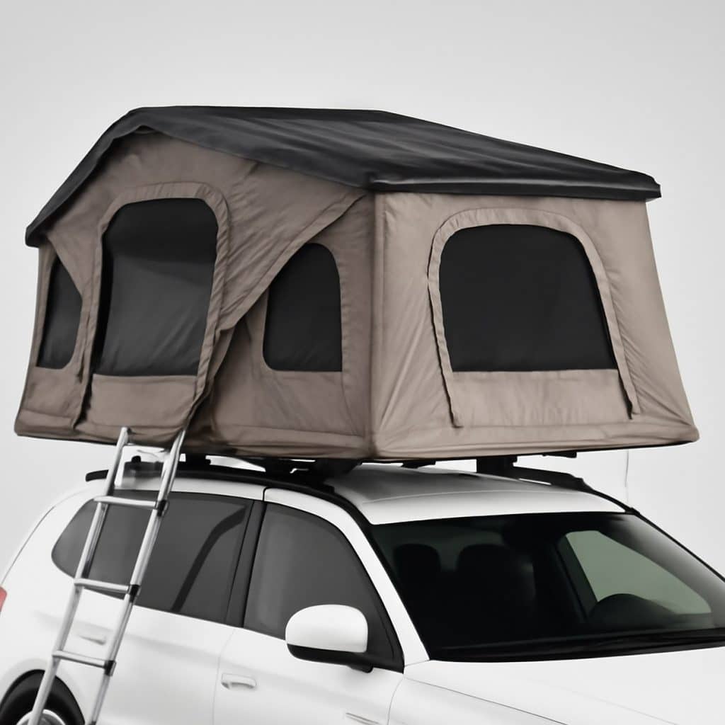 Tente de toit familiale 4 places 220 cm présenté seul