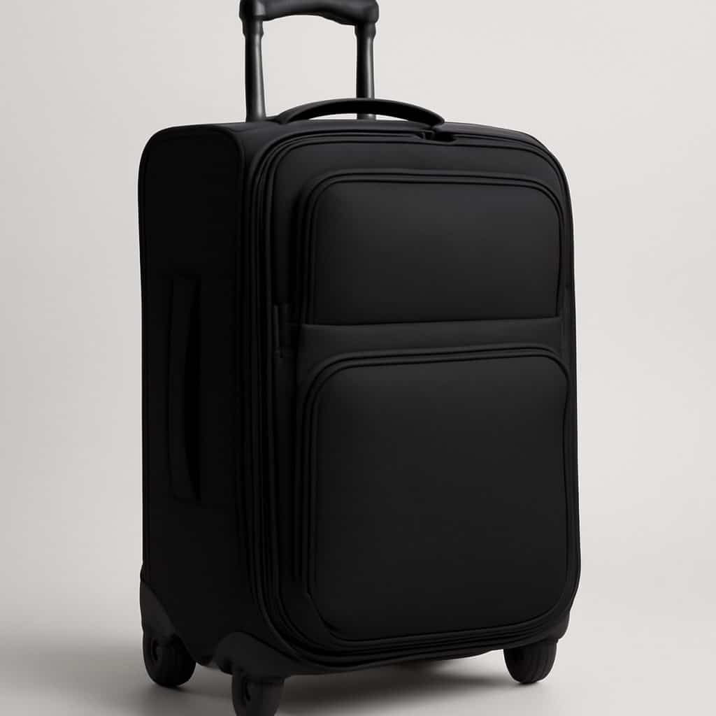 Valise cabine compacte à roulettes présenté seul
