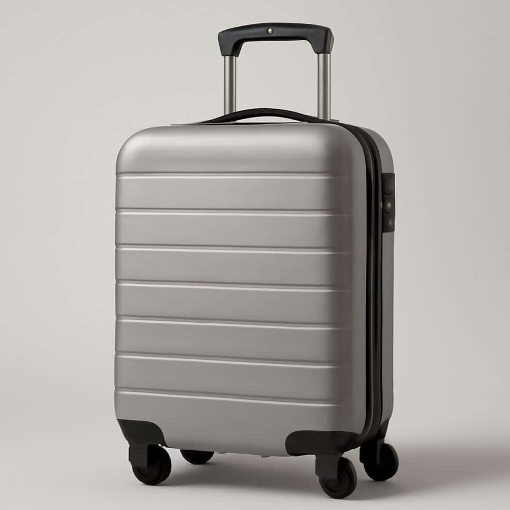 Valise cabine élégante avec roulettes présenté seul