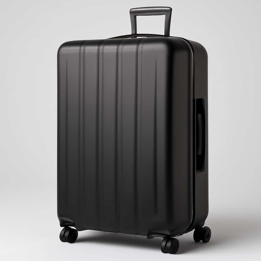 Valise rigide à roulettes pour soute présenté seul